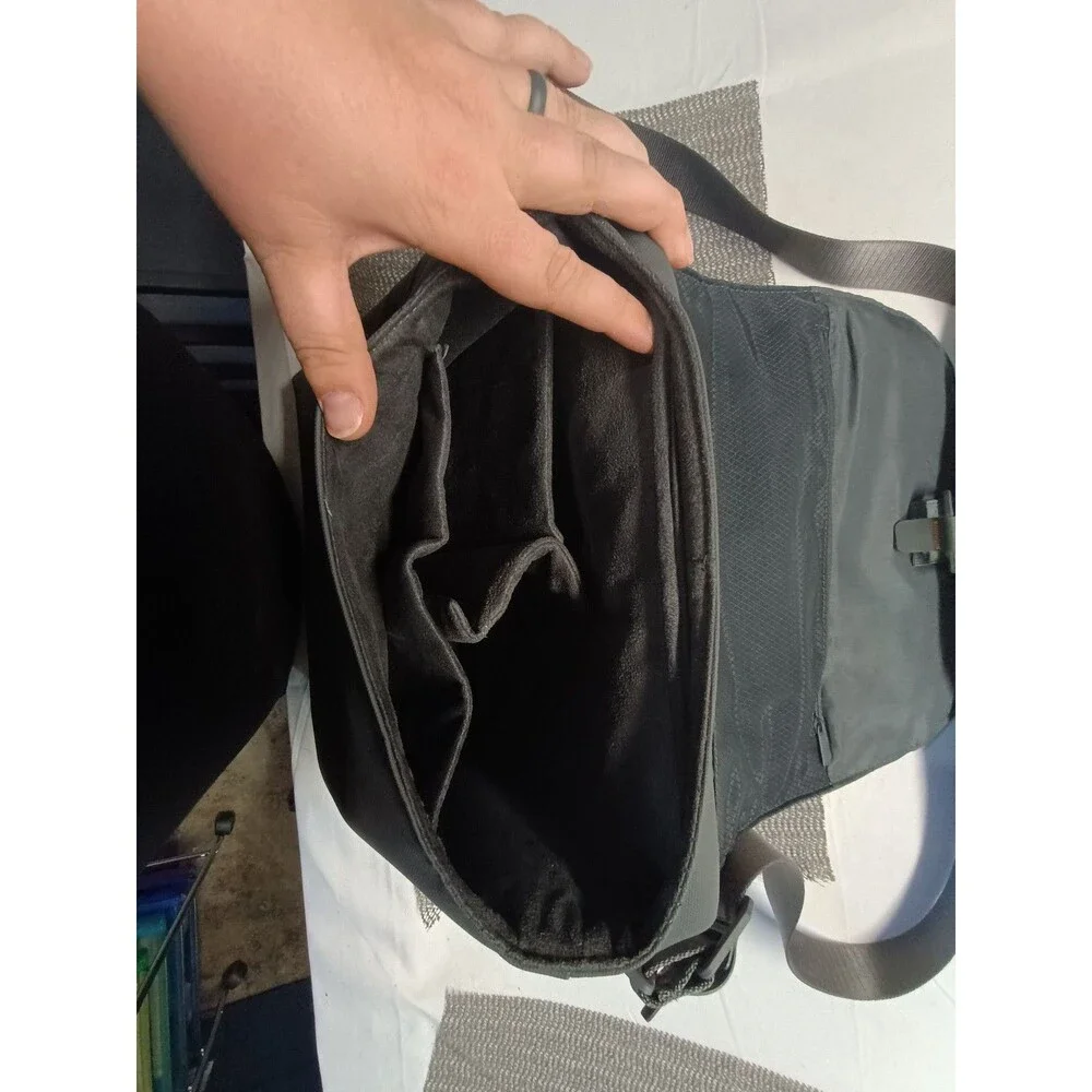 Lowepro Gray Tech Messenger Camera Bag with Adjustable Dividers